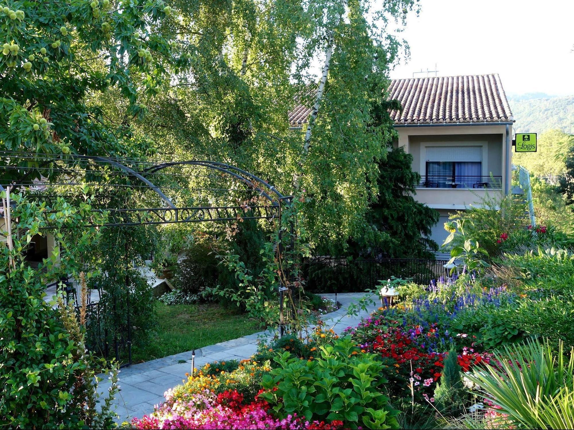 Logis Hotel Restaurant La Porte Des Cevennes Anduze Exteriér fotografie